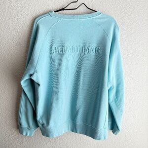 Helmut Lang Sky Blue Crewneck Sweater